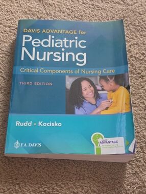 Pediatric Nursing Book - Teal Blue